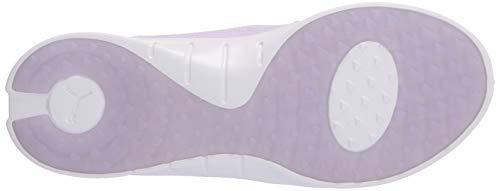 PUMA Women's Laguna Sport Golf Shoe, Light Lavender Silver White, 9