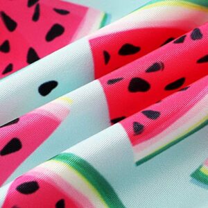 YOUNGER TREE Toddler Baby Girl Summer Clothes Sleeveless Watermelon Print Dress Backless Strap Skirt Outfit (Watermelon, 6-12 M)