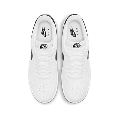 Nike Men's Low-Top Sneakers Basketball Shoe, White Black Dark, 11