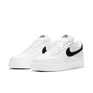 Nike Men's Low-Top Sneakers Basketball Shoe, White Black Dark, 11