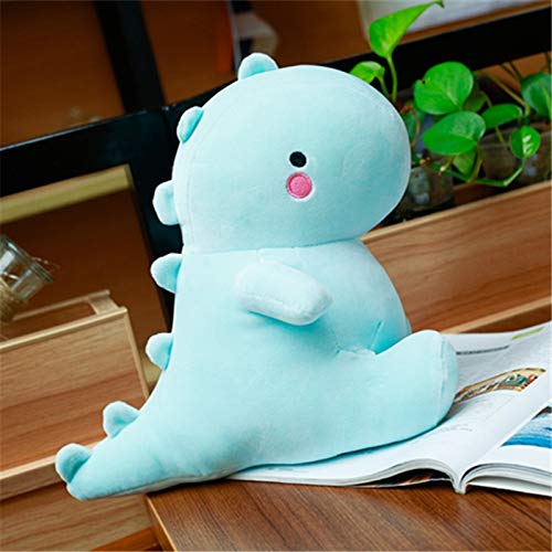 VHYHCY Cute Dinosaur Plush Toys, Fat Dinosaur Stuffed Animals Toys Dolls, Soft Plush Stuffed Animal Dino Plushie, Birthday Gifts for Kids Girls Boys Blue 12 inch