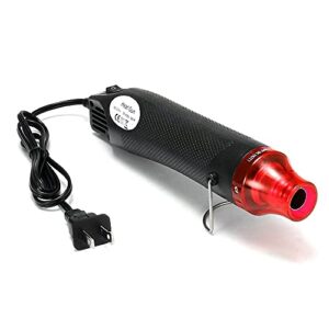 sumi living mini heat gun, electric phone repair heat tool compact hot air gun for diy embossing shrink wrap drying paint 110v