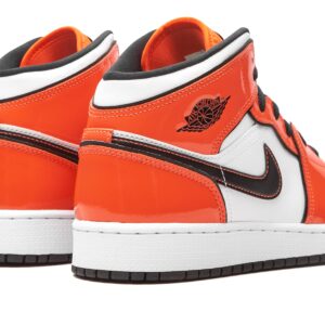 Big Kid's Jordan 1 Mid SE Turf Orange/Black-White (BQ6931 802) - 5.5