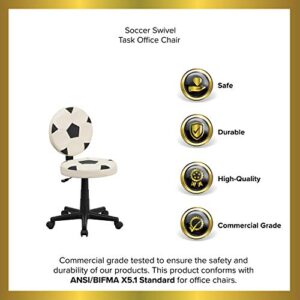 BizChair Soccer Swivel Task Office Chair