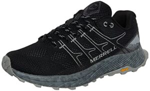 merrell men's moab flight hiking shoe, black, 10.5