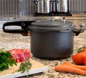 barton 7.4qt pressure canner w/release valve titanium canning cooker pot stove top instant fast cooking