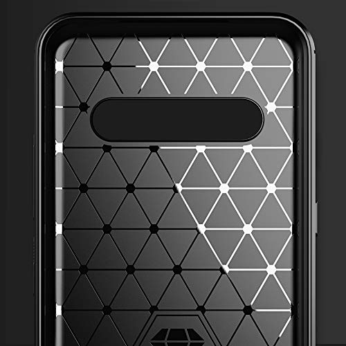 Asuwish Compatible with LG V60 G9 ThinQ Case and Tempered Glass Screen Protector Cover Cell Accessories Slim Soft Silicone Phone Cases for LGV60ThinQ V 60 Thin Q V60ThinQ 60V 5G Women Men Black