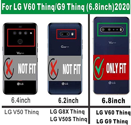 Asuwish Compatible with LG V60 G9 ThinQ Case and Tempered Glass Screen Protector Cover Cell Accessories Slim Soft Silicone Phone Cases for LGV60ThinQ V 60 Thin Q V60ThinQ 60V 5G Women Men Black