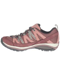 merrell women's siren sport 3 waterproof hiking shoe, marron, 5