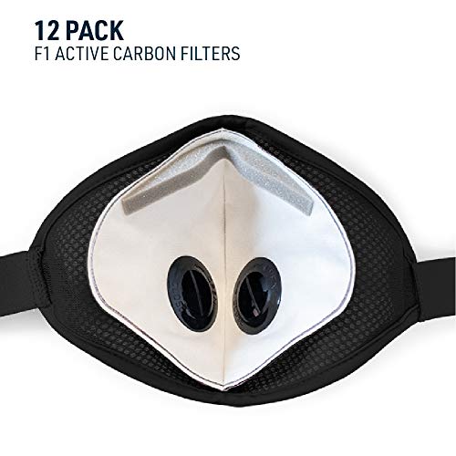 RZ Mask F1 Filter Pack, Large, 12-Pack for Woodworking, Home Improvement, and DIY