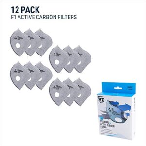 RZ Mask F1 Filter Pack, Large, 12-Pack for Woodworking, Home Improvement, and DIY