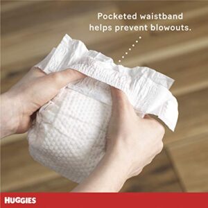 Newborn Baby Diapers (128ct) & Size 1 (198ct), Huggies Little Snugglers