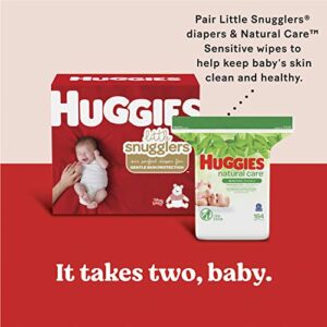 Baby Diapers Size 1, 198 Ct & Diapers Size 2, 180 Ct, Huggies Little Snugglers