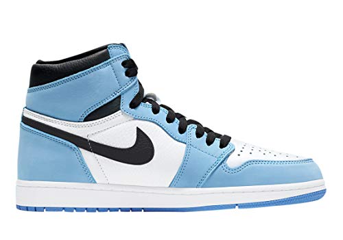 Nike Men's Air Jordan 1 Retro High OG Shoes, White/University Blue-black, 9.5