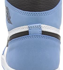 Nike Men's Air Jordan 1 Retro High OG University Blue, White/University Blue/Black, 12