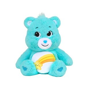 care bears - 14" plush - wish bear - soft huggable material! blue