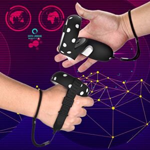 XIAOGE Controller Accessories for Oculus Quest 2 with Face Cover Combo, VR Headset Accessory Sweatproof Anti Collision