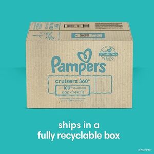 Pampers Diapers Size 7, 88 Count - Pull On Cruisers 360° Fit Disposable Baby Diapers with Stretchy Waistband, Packaging & Prints May Vary