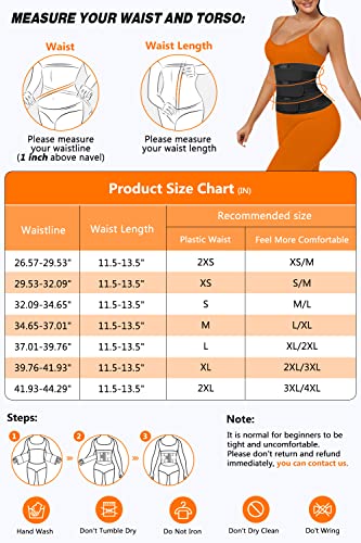 Phateey Waist Trainer for Women Lower Belly Fat Corset Waist Cincher Trimmer Belt Sport Girdle for Workout Fitness - 3 Straps