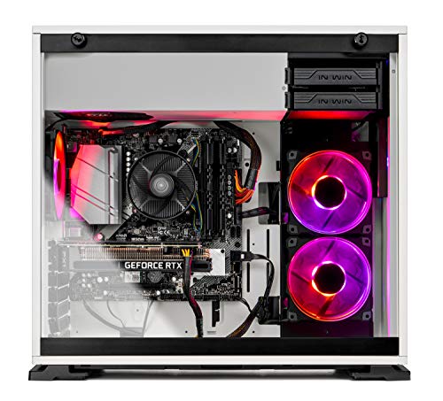 Skytech Shiva Gaming PC Desktop - AMD Ryzen 5 5600X 3.7GHz, RTX 3070 8GB GDDR6, 16GB DDR4 3200, 1TB NVMe SSD, 650W Gold PSU, AC WiFi, Windows 10 Home