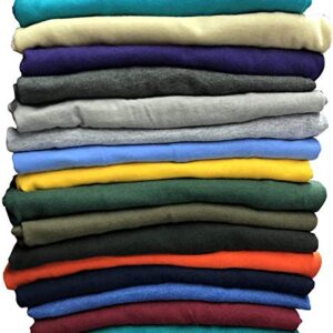 BILLIONHATS 12 Pack Plus Size Men Cotton T-Shirt Bulk Big Tall Short Sleeve Lightweight Tees