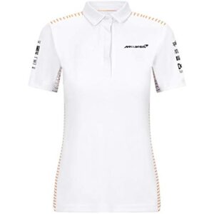 mclaren f1 women's 2021 team polo shirt (xl) white