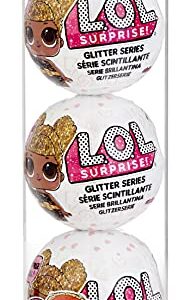 L.O.L. Surprise! Glitter Series Style 1 Dolls- 3 Pack, Each with 7 Surprises Including Outfits Accessories, Re-Released Collectible Gift for Kids, Toys for Girls and Boys Ages 4 5 6 7+ Years Old