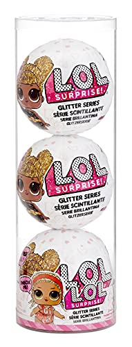 L.O.L. Surprise! Glitter Series Style 1 Dolls- 3 Pack, Each with 7 Surprises Including Outfits Accessories, Re-Released Collectible Gift for Kids, Toys for Girls and Boys Ages 4 5 6 7+ Years Old