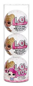 l.o.l. surprise! glitter series style 3 dolls- 3 pack, each with 7 surprises including outfits accessories, re-released collectible gift for kids, toys for girls and boys ages 4 5 6 7+ years old