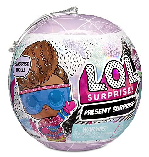 L.O.L. Surprise! Winter Chill Dolls with 8 Surprises Including Collectible Doll with Winter Fashion Outfits, Accessories, Holiday Ornament Ball - Gift for Kids, Toys for Girls Boys Ages 4 5 6 7+ Years