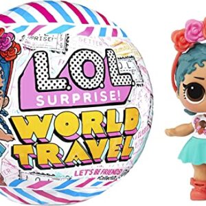 L.O.L. Surprise! World Travel™ Dolls with 8 Surprises Including Doll, Fashions, and Travel Themed Accessories - Great Gift for Girls Age 4+