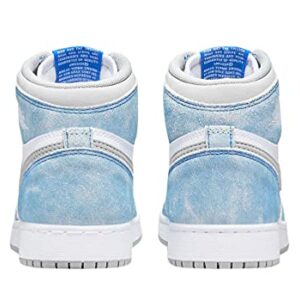 Nike Unisex Air Jordan 1 Retro HI OG (GS) Sneakers, Kids, Hyper Royal/White Royal/Blanc, 7Y M US