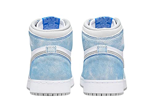 Nike Unisex Air Jordan 1 Retro HI OG (GS) Sneakers, Kids, Hyper Royal/White Royal/Blanc, 7Y M US