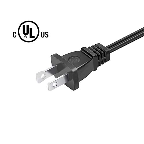 UL Listed 8.2ft Power Cable Replacement for Sonos One SL Play One 1 Speaker Sony GTK-XB60 GTK-XB90 GTK-XB5 GTK-XB7 Speaker 2 Prong AC Power Cord Cable