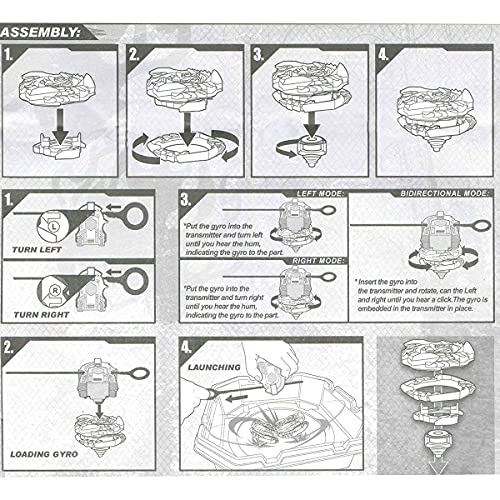 Battling Tops Burst Superking B-169 Gyro Toys for Kids with Launcher (B-169)