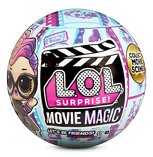 LOL Surprise Movie Magic Muñecas con 10 sorpresas que incluyen 1 muñeca, accesorios de películas, escenas de películas y muchos otros accesorios - Gran Regalo para niños a partir de 4 años