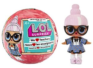 l.o.l. surprise! mga cares collectible, 7+ surprises limited edition teachers appreciation doll with school themed accessories, gift for kids, toys for girls boys ages 4 5 6 7+ years old
