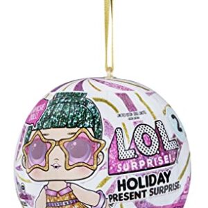 L.O.L. Surprise! Holiday Supreme Doll Tinsel with 8 Surprises Including Collectible Holiday Doll, Shoes, and Accessories | Great Gift for Kids Ages 4+