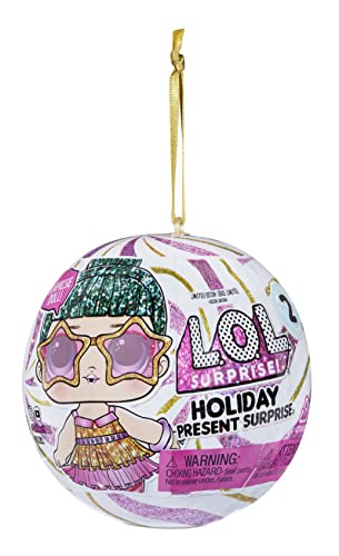 L.O.L. Surprise! Holiday Supreme Doll Tinsel with 8 Surprises Including Collectible Holiday Doll, Shoes, and Accessories | Great Gift for Kids Ages 4+