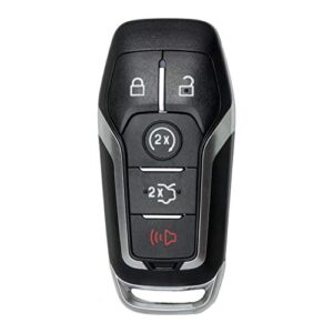 keyless2go replacement for 5 button smart key for proximity remote for ford m3n-a2c31243300 164-r7989