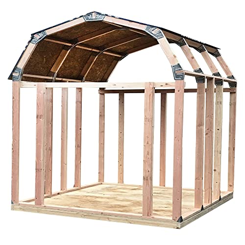 EZBUILDER 50 Structurally Stronger Truss Design Easy Shed Kit Builds 6in–14in Widths Any Length Storage Barn Shed Garage Playhouse Easy Framing Kit 2x4 Basic Barn Roof Wood NOT Included