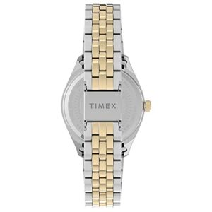 Timex Women's Waterbury Legacy Boyfriend 36mm Watch – Two-Tone Case & Dial with Stainless Steel Bracelet