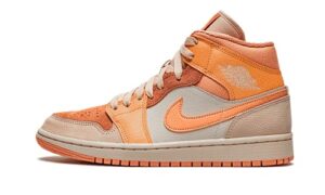 jordan womens wmns air 1 mid dh4270 800 apricot - size 8.5w