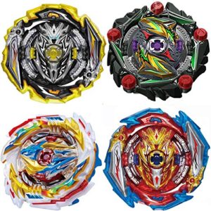hiash burst gyros battling top battle burst high performance set, gaming top spinning toy,birthday party school gift idea toys for boys kids children age 6+, 4 pieces pack