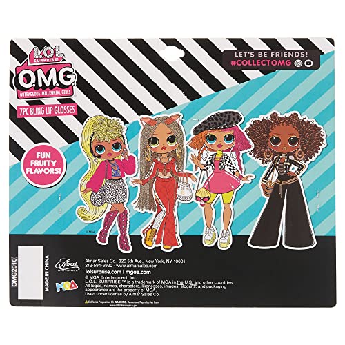 L.O.L. Surprise ! OMG 6 PC Bling Lip Gloss