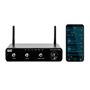 osd outdoor amplifier wifi bluetooth streaming class d (100w x 2) stereo amp, free ios/android app, eq adjustment ip64 nero stream wra