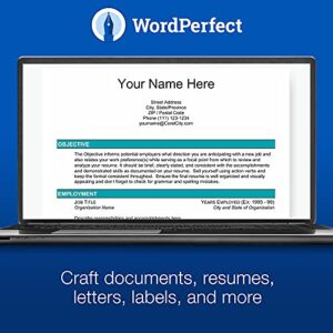 Corel WordPerfect Office Home & Student 2021 | Office Suite of Word Processor, Spreadsheets & Presentation Software [PC Disc]