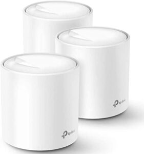 tp-link deco x60 wifi 6 ax3000-3 pack - whole-home mesh wi-fi system (renewed)