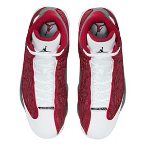 Nike Men's Air Jordan 13 Retro Red Flint, Gym Red/Flint Grey/White/Black, 10