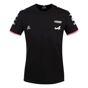 f1 alpine racing 2021 men's team t-shirt, black (l, l)